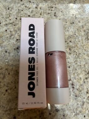 NWT Jones Road Shimmer Face Oil in Cool Rose 15mL